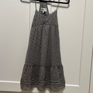 SO XS polka dot ruffle dress